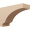 Ekena Millwork 12"W x 36"D x 24"H Classic Moab Rough Cedar Woodgrain TimberThane Corbel, Primed Tan CORUR12X36X24MOARCPR - alternate 1